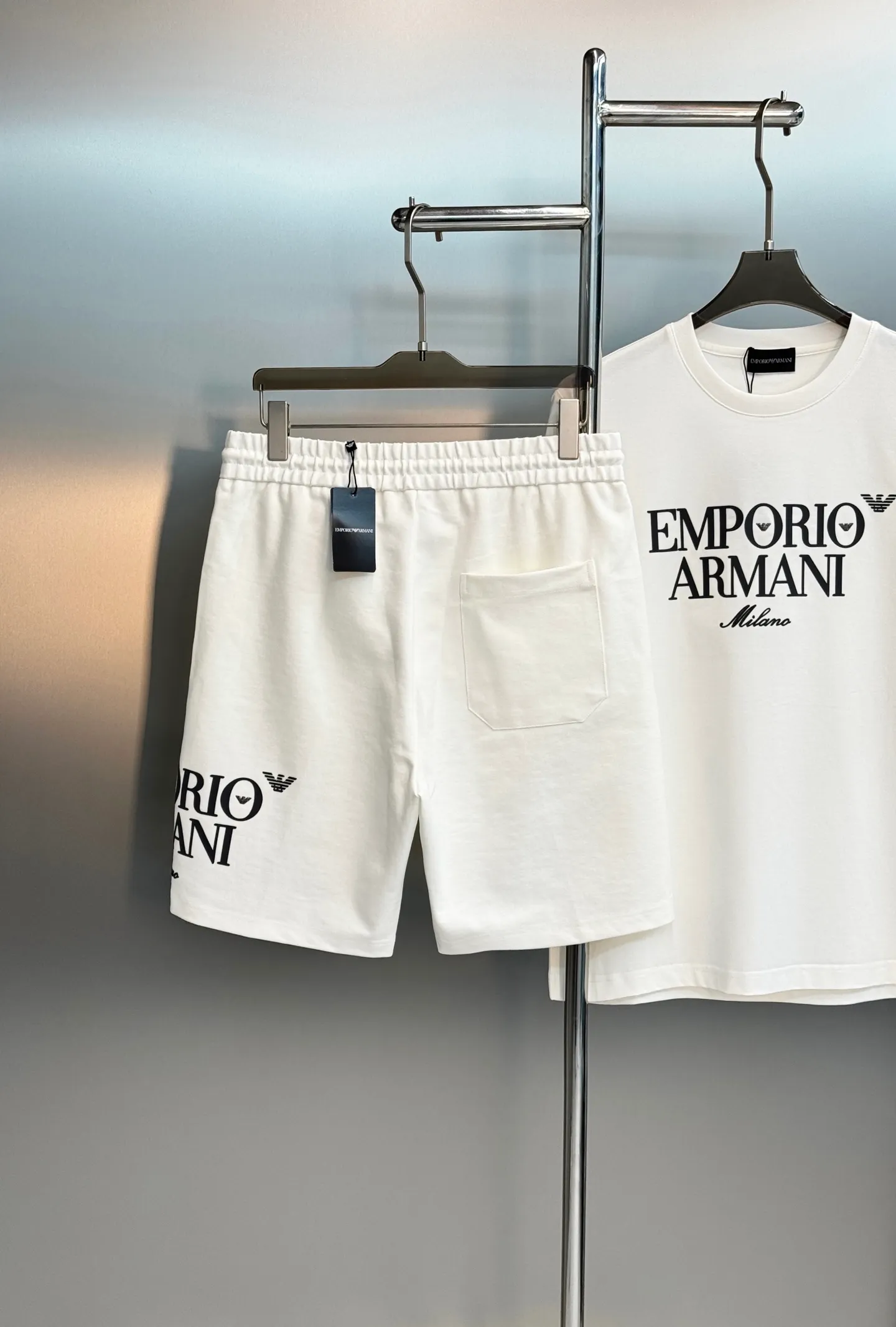 195。 190 ⚜️ Emporio Armani Original ～ . Same Style❤️ . ！ . ！ Premium . Breathable. . . ， OK. ！ ：Black.White.Dark Blue.Sizes：M-3XL/29-36 ❗️（S 4XL ！）175/140 L
